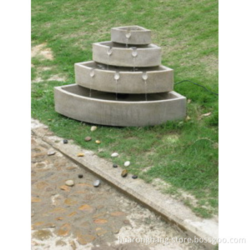 four layers sector solar fountain